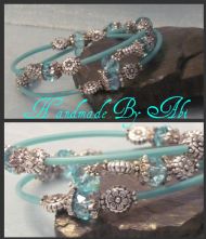 Turquoise Memory Wire Bracelet